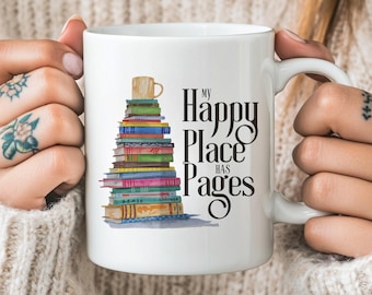 Booktrovert Mug, Cozy Book Lover Gift, Reading Coffee Cup, Introvert Aesthetic Mug, Bookish Decor, librarian gifts