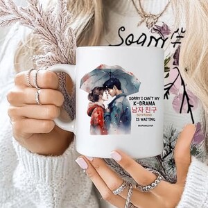 11oz Ceramic Mug Sorry i can't Kdrama Mug Gift Korean mug kdrama gift Kdrama Addict Mug Kpop Fan Mug Gift for Kdrama Lover korean drama gift