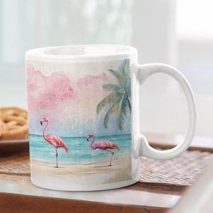 11oz Ceramic Mug,,flamingo mug,flamingo gifts,pink flamingo,birthday gift,coquette flamingo gift,pink bird,flamingo lover,gift for her