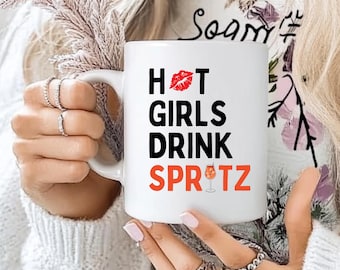 birthday gift for her, aperol spritz lover, summer cocktails mug, aperol spritz mug, aperol spritz gift, cocktail lover gift, cocktail lover