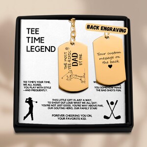 Portachiavi personalizzato per papà, regalo per papà, regalo per la festa del papà, idee regalo per papà, regalo da golf per papà, portachiavi da golf, portachiavi personalizzato, portachiavi personalizzato