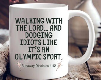 funny christian bible verse,christian gift,religious mug,faith mug,scripture mug,bible verse gift,sarcastic christian gift,11oz Ceramic Mug