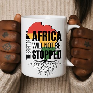 11 Unzen Keramikbecher, Afrika, Mutter, Afrika Becher, Afrika Karte, Juni, schwarze Geschichte Monat, Demonstration Geschenk, schwarze Leben Angelegenheit, Afrika jetzt, Geschenk für sie