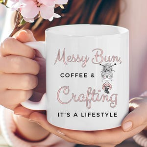 11oz Ceramic Mug,happy hooker,crochet mug,gifts for knitters,craft gift,craft mug,crochet lover,art and craft,gift for her,sewing gift