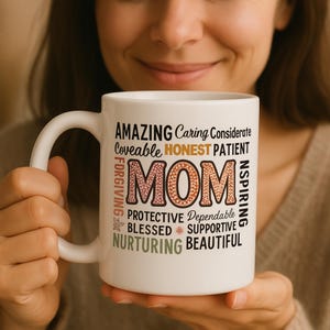 Mug en céramique 11 oz, Mug maman, Idées cadeaux pour les mamans, Fête des Mères, Cadeau pour une première maman, Cadeau pour un nouveau parent, Mug à café pour maman, Mug cadeau d'anniversaire, Cadeau pour elle