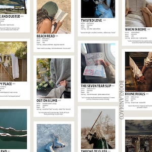book poster polaroid print *physical print* aesthetic book print, book poster, aesthetic room decor, book merch
