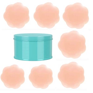 Flower Silicone Nipple Covers - Porcelain