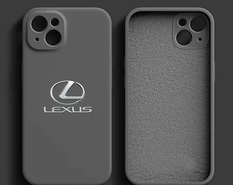 Coque de portable Lexus en silicone givré pour voiture de sport pour iPhone d'Apple