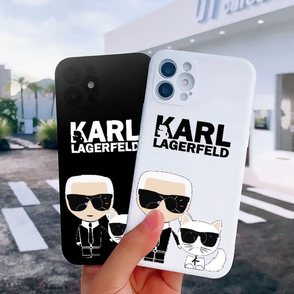 Karl Lagerfeld Frosted Silicone Case For Apple iPhone