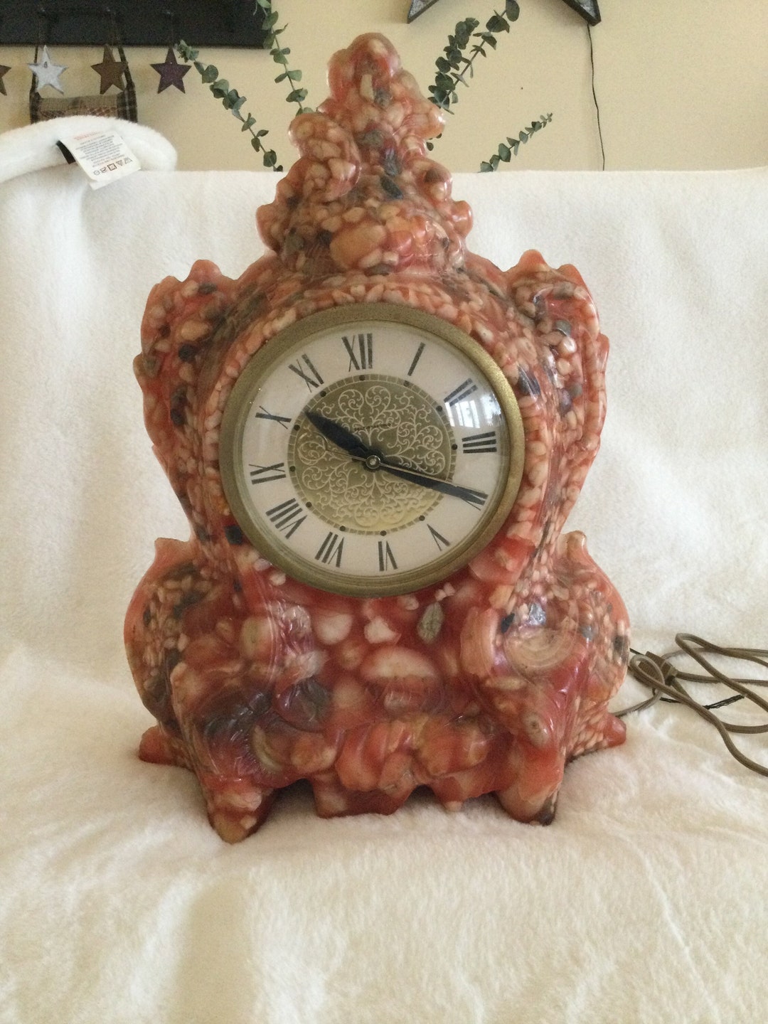 Vintage Working Red Lanshire Vomit Clock Etsy