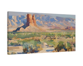 Anza-Borrego Desert Art Print Landscape Decor California Nature Cacti Mountains Print Gift Idea