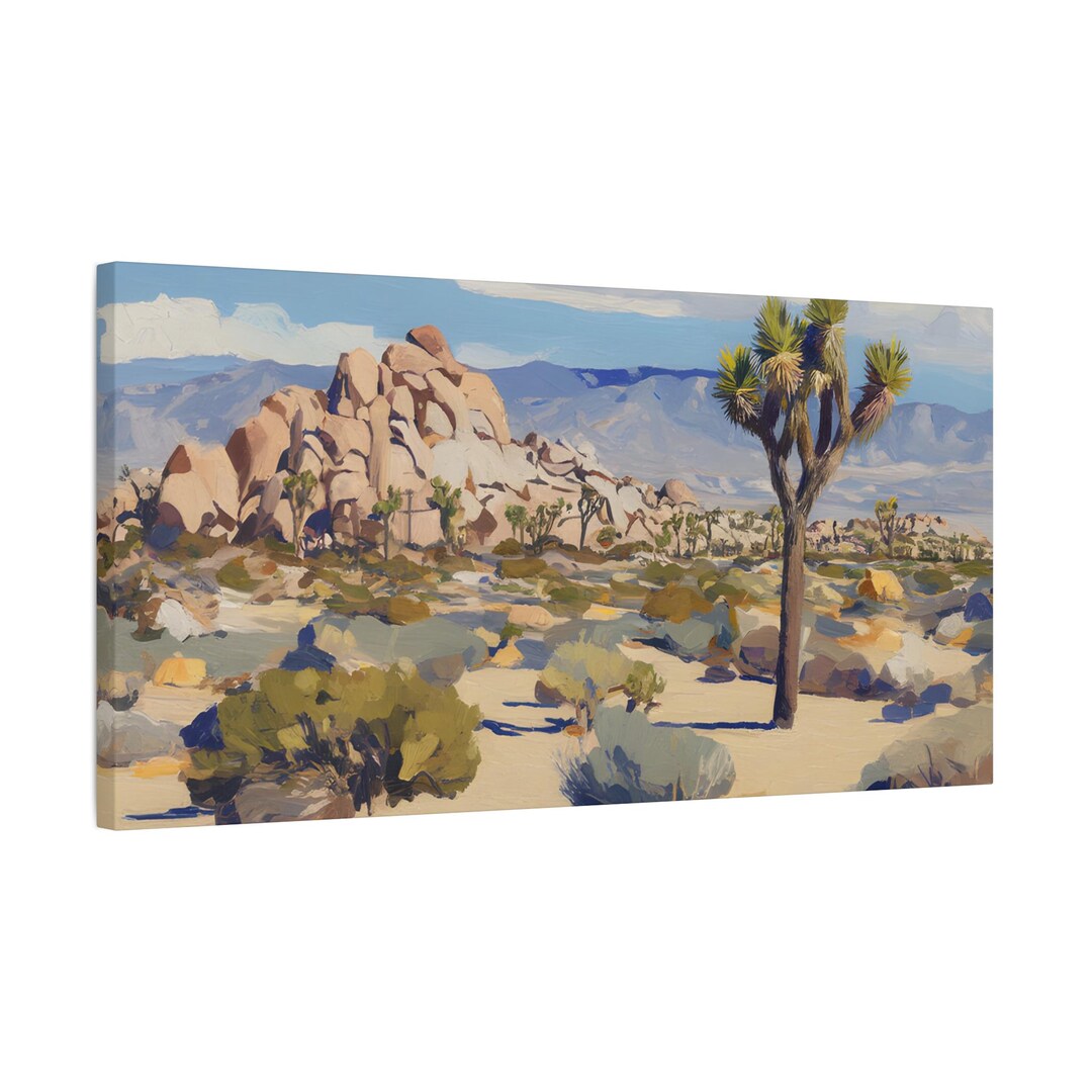 Joshua Tree National Park Art Print Desert Landscape Home Decor Nature ...