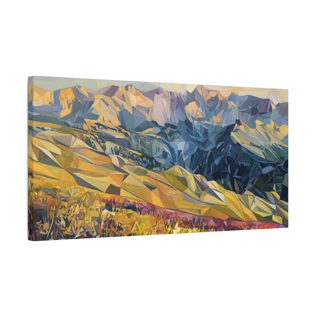 Vail Colorado Mountain Landscape Abstract Art Print Home Decor Nature ...