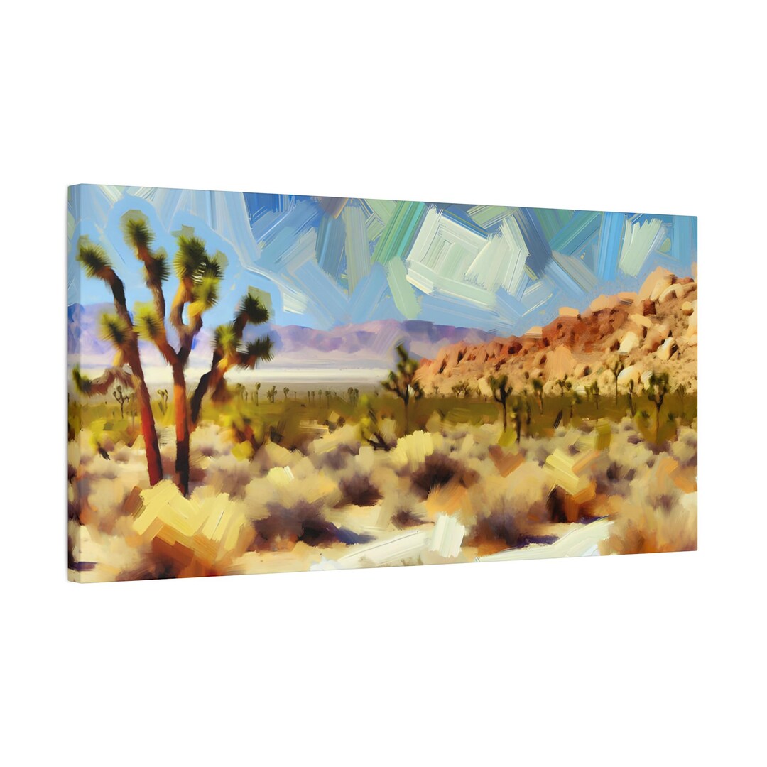 Joshua Tree Print Desert Landscape Art Modern Home Decor Desert Wall ...