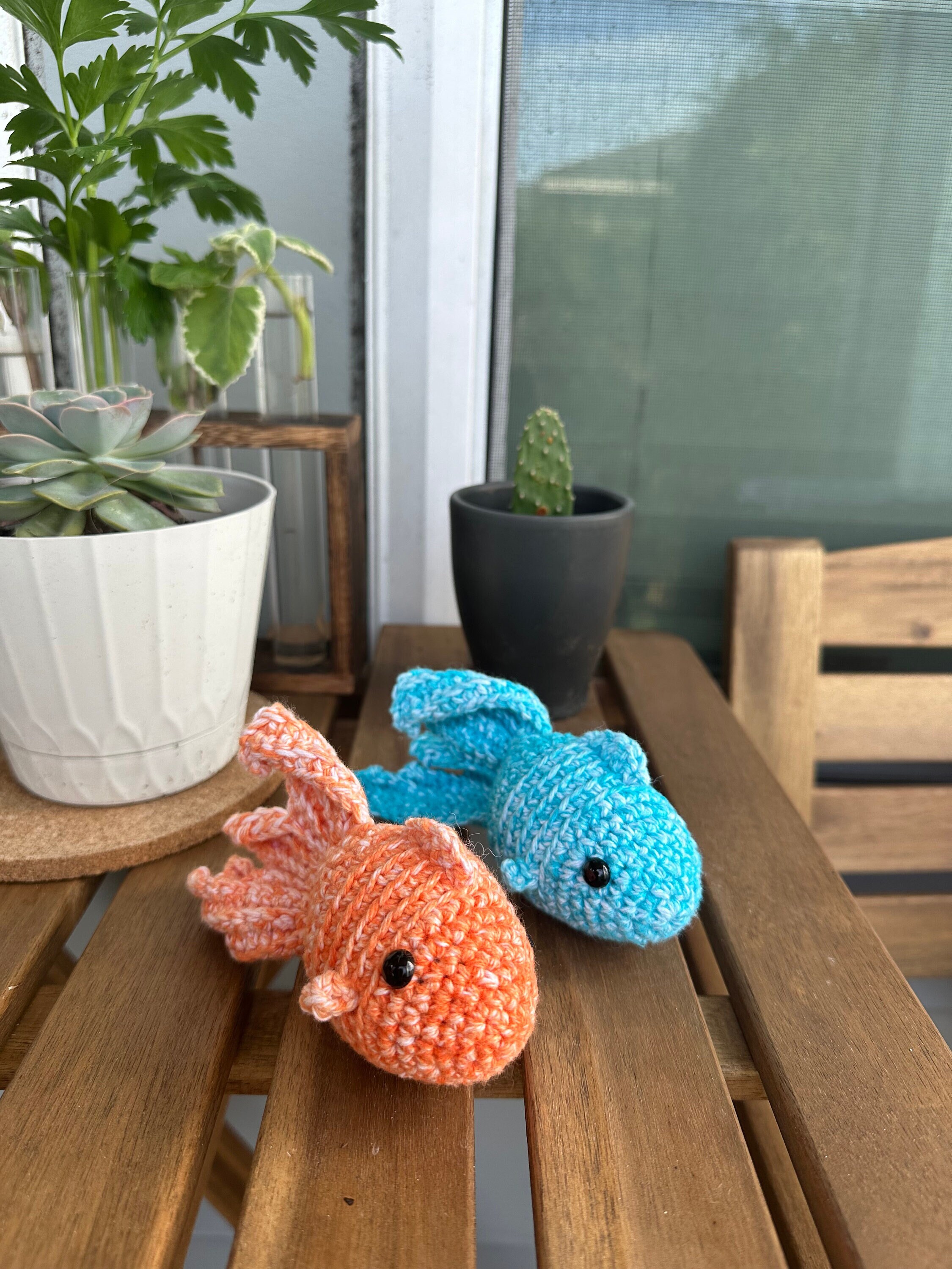 かぎ針編みの金魚 - Etsy 日本