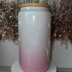 Blank Sublimation glass Tumbler