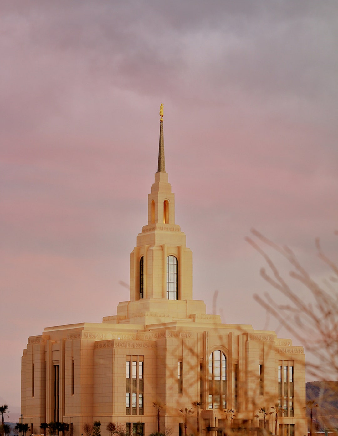 Red Cliffs Temple Sunset - Etsy