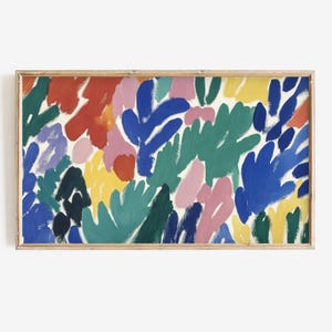Colorful Abstract Art for Frame TV: Modern Maximalist Design (Digital Download)