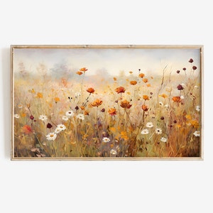 Herbst Wildblumen Bilderrahmen Tv Kunst | Herbst Kunst für Tv | Herbst Dekor Digitaler Download für Bilderrahmen TV Kunst | Herbst Floral Kunst-Datei