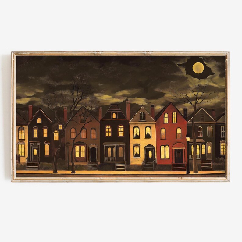 Halloween Frame Tv Art Bundle Classic Spooky Season Collection Set of 9