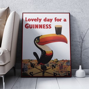 vintage Alcohol Poster Canvas Print