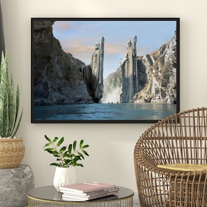 Argonath Canvas Poster