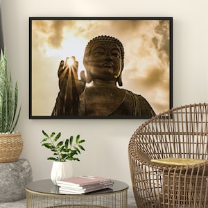 Buddha Framed Canvas Painting