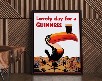 vintage Alcohol Poster Canvas Print