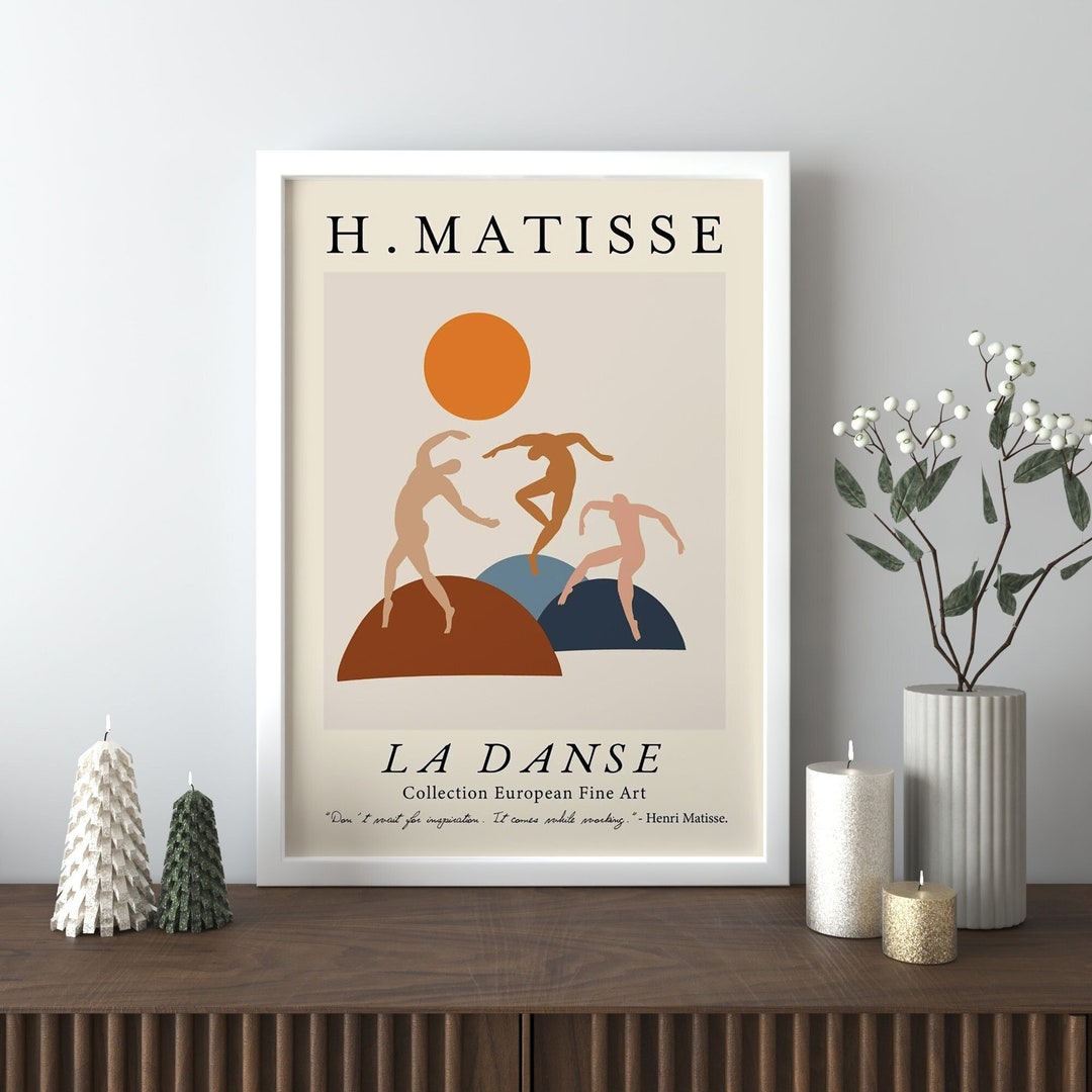 Henri Matisse Nudists Exhibition Poster, Vintage Art, Framed Canvas - Etsy
