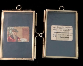 Now offering 3 for 2: Antique French game of knowledge pieces from the collection of Stephen Sondheim