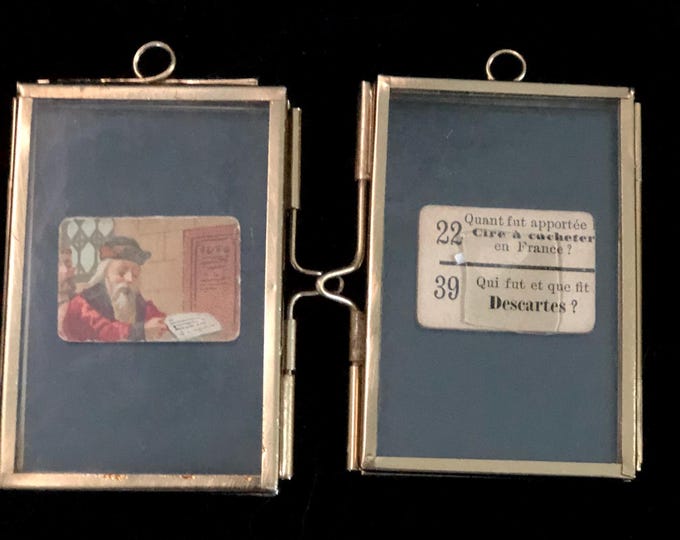 Now offering 3 for 2: Antique French game of knowledge pieces from the collection of Stephen Sondheim