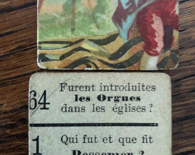 Special Offer: Non-mounted antique French game pieces