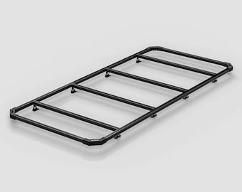 Complete roof rack set for VW T4 (short wheelbase) | Aluminum profile 275 x 125 cm | Modular roof rack | Mounts on airline rails
