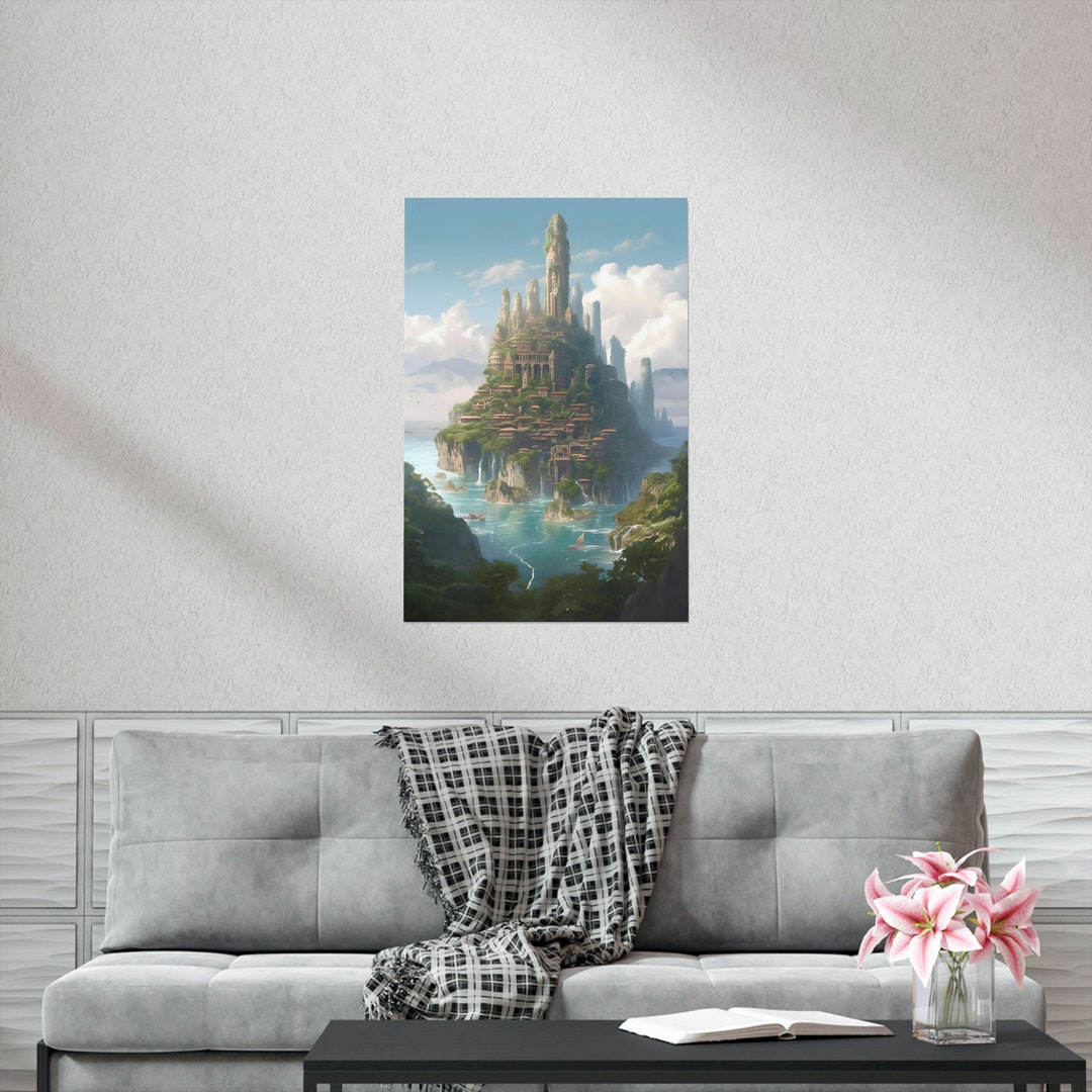 Custom Vertical Atlantis Poster Poster Wall Decals - Etsy