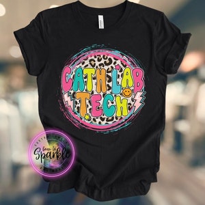 Cath Lab Tech Unisex Graphic tee, Cath Lab Tshirt, Rad Tech, Stemi, Cardiology, Cardiac