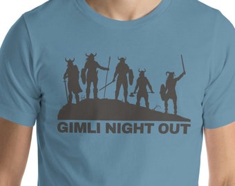 Gimli Viking T-shirt, Gimli Icelandic Night Out Unisex Tee