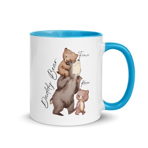 Daddy Bear Mug, Custom Mug, Father Day Gift, Father Day Mug, Dad Mug, Unique father day gift, Dad Coffee Mug, Papa Bear, Dada Bear, Mug image 5
