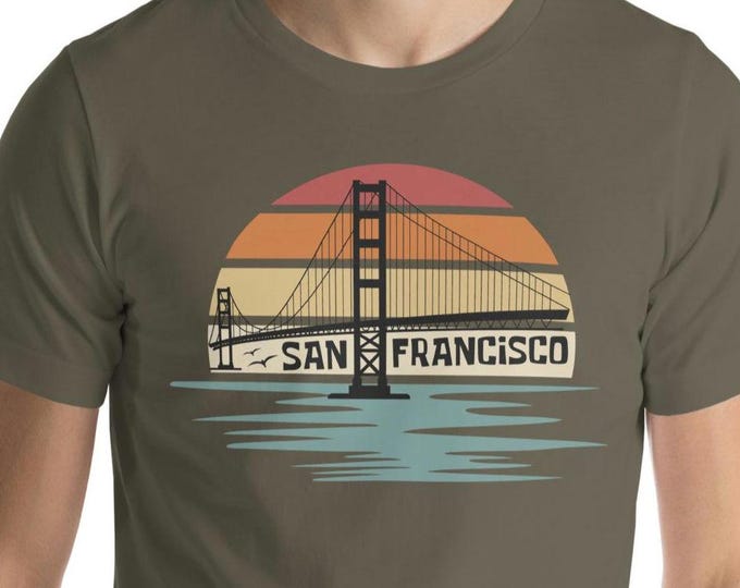 San Francisco Retro Sunset Unisex T-shirt