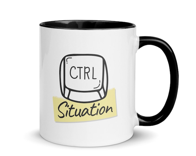 Situation Under Control Mug, Project Manager Coffee Mug, Funny Office Tea Cup, Gift for Coworker