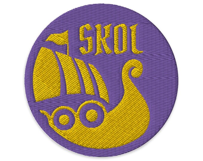 Embroidered Minnesota Vikings Skol Patch