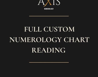 axis Numerologie Lesung | Vollständiges Diagramm | Kern Identitäts-Zyklus-Echos | Personalisierte Zahlenanalytik