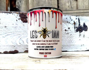Lesbische Pride-kaars | Bijenwas, WLW, queer decor, saffiercadeau