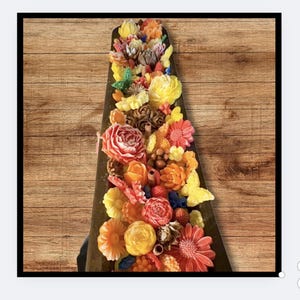 Large Floral Dough Bowl Candle – Luxury Hand-Poured Centerpiece