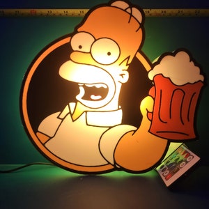 Simpsons neon sign - Etsy 日本