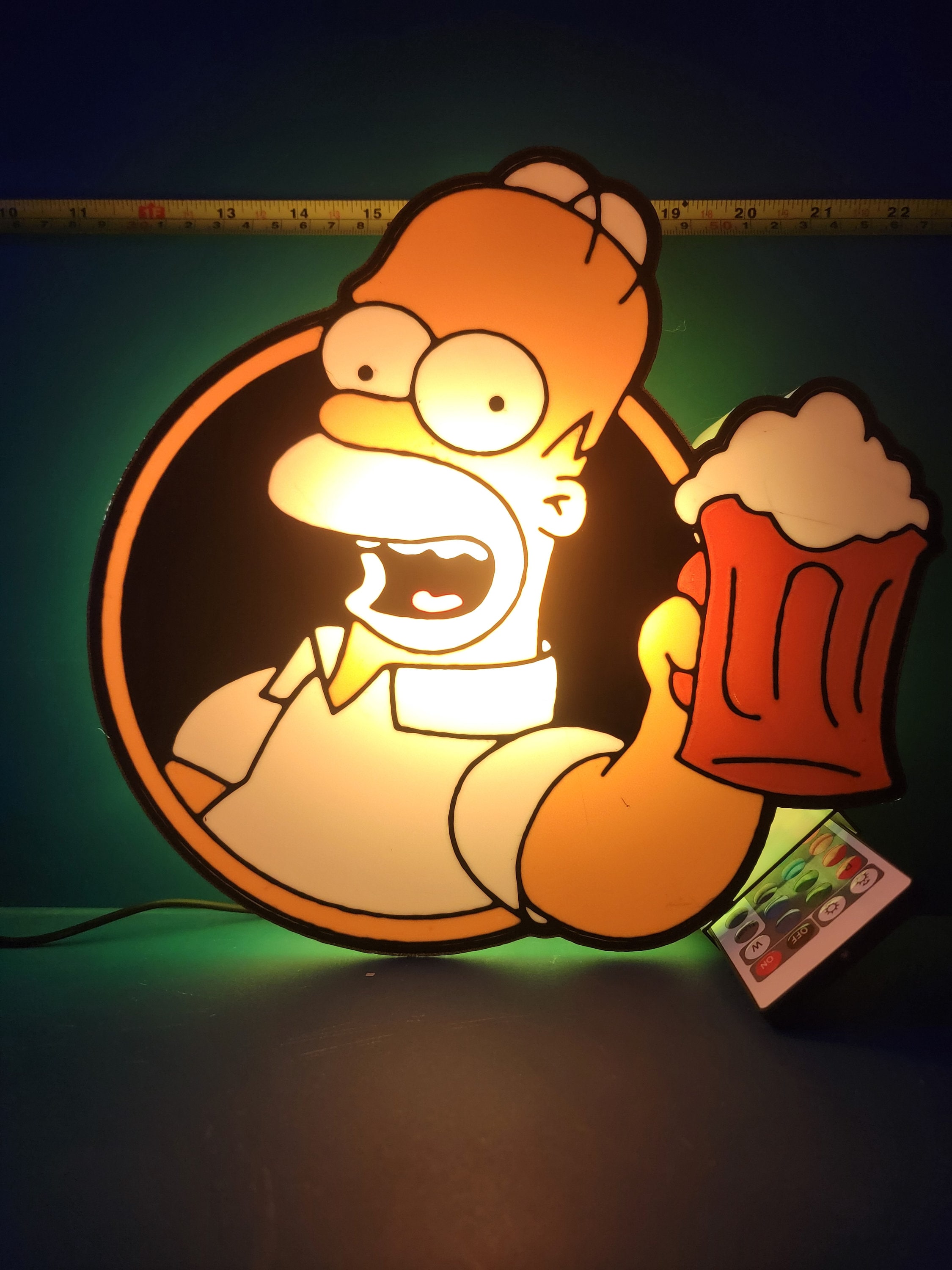 Simpsons Neon - Etsy