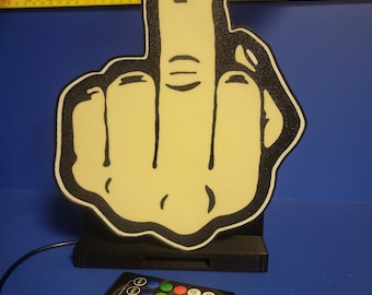 Middle finger light