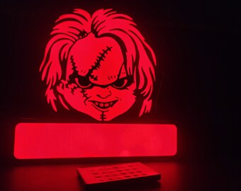 Chucky L.E.D R.G.B., Light With Remote Control - Etsy