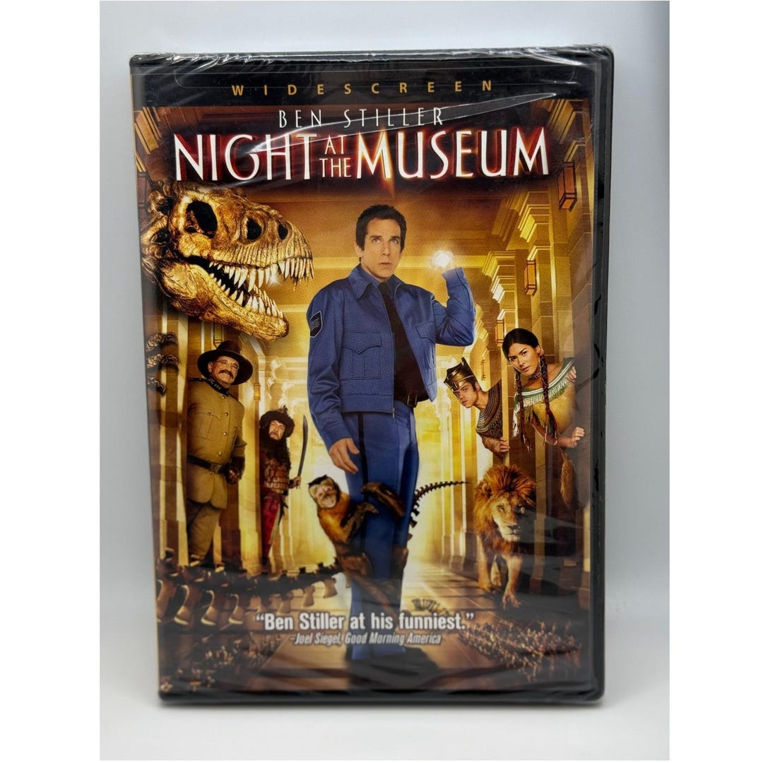 Night at the Museum DVD Ben Stiller Widescreen 20th Century Fox 2006 ...