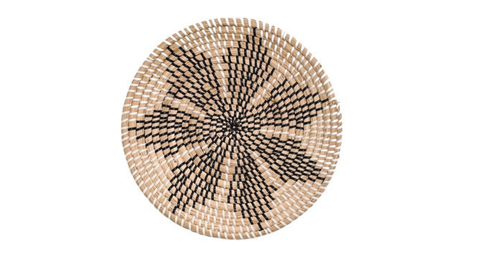 Basket Wall Decor Single, Basket Wall Art, Boho Wall Decor, Seagrass