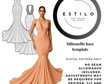 fitted lace wedding dress Mermaid Dress Pattern main image 0